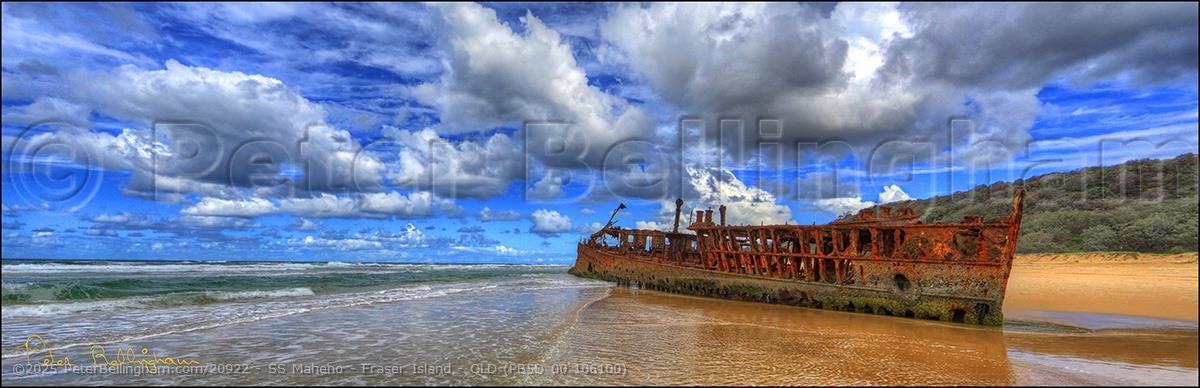 Peter Bellingham Photography SS Maheno - Fraser Island - QLD (PB5D 00 106100)